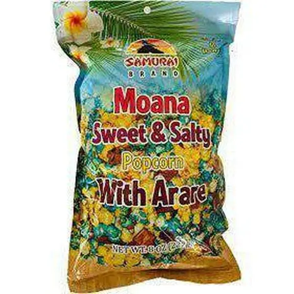 Samurai Moana Sweet&Salty Popcorn w/Arare, 8oz