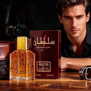 SULTAN The Most Wanted Male Cologne, 3.4oz Single Bottle Spicy Wood Fragrance - Intense Arabian Wood Scent, Seductive for Date Night, Long-Lasting Luxury Travel Fragrance for Men