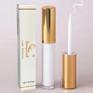 3ml False Eyelash Makeup Glue for Lash Extensions, Cosmetic Waterproof Lashes Glue for Fluffy Lash Clusters & Strip Lashes, Eyelashes Extensions Eye Makeup Tool for Music Festival Makeup
