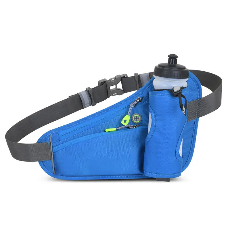Waterproof Multifunctional Outdoor Sports Waist Bag, Adjustable Hydration Belt with Water Bottle Holder & Phone Pouch, Ideal for Hiking, Running (22x30x2 cm)