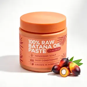 Lebanta 100% Raw Batana Oil Paste from Honduras  4 fl oz - Deep Conditioning Hair Mask for Growth, Strength & Split End Repair 120ml
