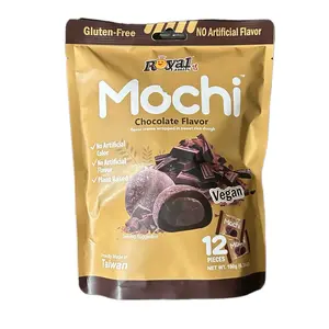 Royal Family Mochi Chocolate Flavor 180g - Rice Cake with Cream Filling - Sweet Snack Candy Dessert japanese snacks