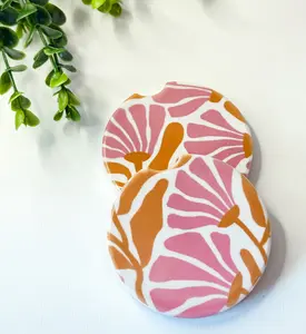 Abstract Boho Car Coasters