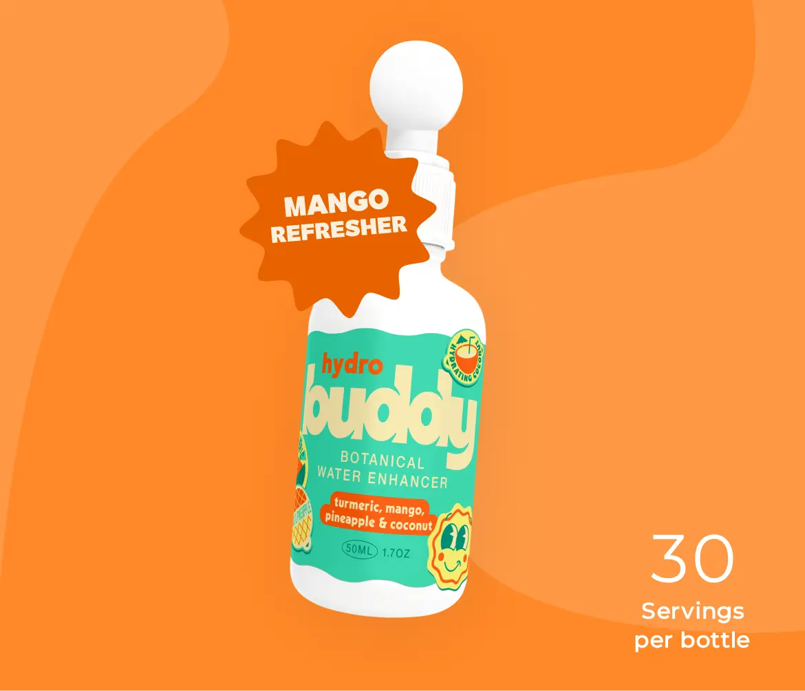 Hydro Buddy- Fruity Recovery Water Enhancer Flavor Drops, 30 Servings Beverage Natural