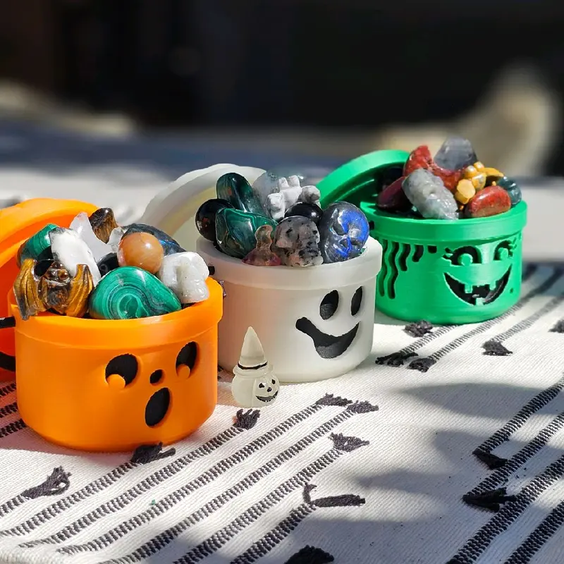 Crystal Filled Boo Buckets