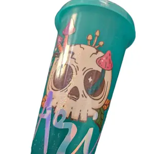 Customizable Personalized 16oz Plastic Cup - Bottle, Drinkware Customized Lightweight Reusable Washable