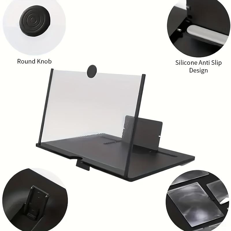 Phone Screen Magnifier Stand | Instantly Turns Your Phone into a Tablet for Easier Movie Watching, Hands-Free & Eye-Friendly Design with Foldable Portability, Made of PVC