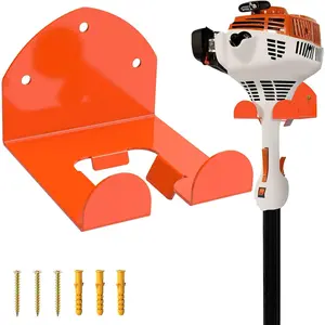 Garage Organizer Grass Trimmer Rack Heavy Duty Weed Eater Hanger Trimmer Hanger Garden Power Tool Hanger for Grass Trimmer, Hedge Trimmer, Garage Trimmer Garden Tools