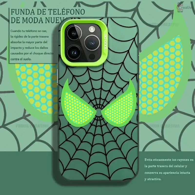 [Copy of] Creative Spider-Man Pattern Phone Case for iPhone 15 Pro, 16, 17 Pro Max, 13, 14 Plus, 12, 11, 17 Air. Drop-resistant, durable and shockproof protective cover. Compatible with Samsung A15, A55, A56, A54, A50, S26, S25 Ultra, S24 Plus. Stylish lo