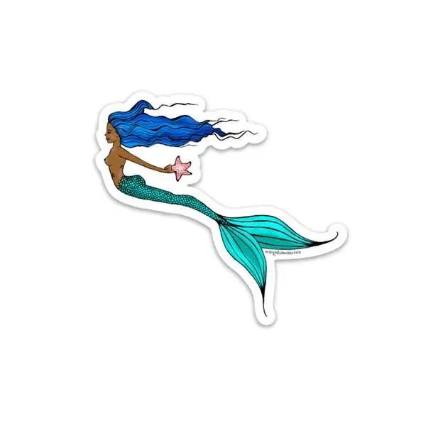 Seastar Mermaid Sticker