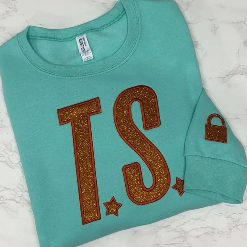 Embroidered Initial Crewneck