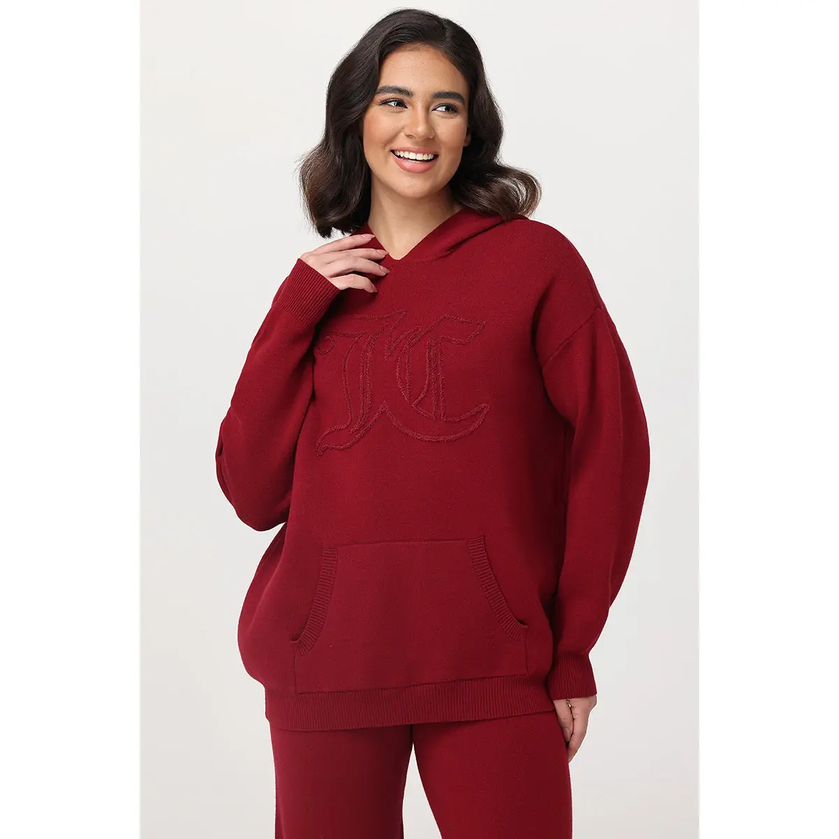 Juicy Couture Embroidered Oversized Hoodie