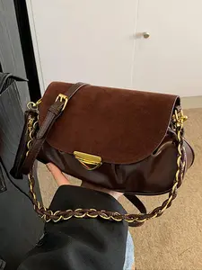 Retro frosted dumpling wrap under the armpit, women's fashionable shoulder bag, diagonal cross women's bag, Fashionable Daily Crossbody, suitable for going out, commuting, shopping