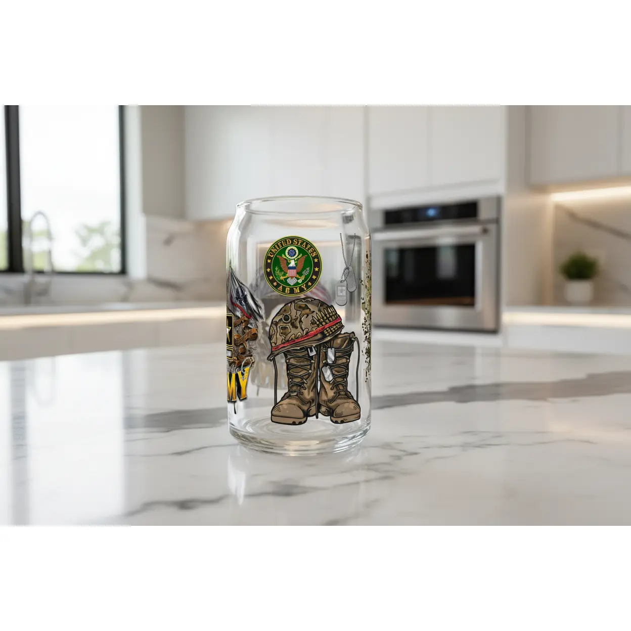 Army Airborne - UVDTF Wrap for cups/hard surfaces sticker