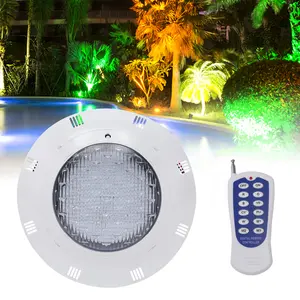 CNCET 12V RGB LED Pool Light 460 Beads 2500LM IP68 with Remote Outdoor Wall Light 7 Lighting Adjustments & 11 Modes for Swimming Pools/Fountains (11.6" Diameter)