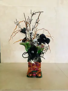 Halloween Centerpiece / Halloween Spooky Table Arrangement / Halloween Party Decoration