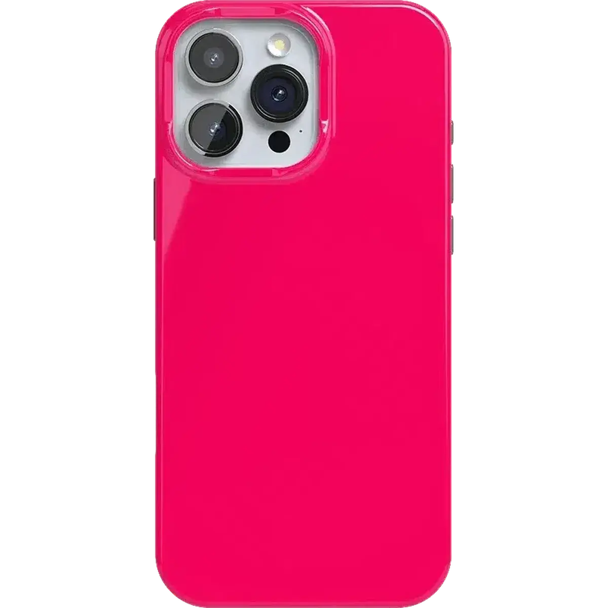 Casely iPhone 16 Pro Case | Think Pink | Solid Neon Pink | Compatible with MagSafe | Classic Ultra Thin Design