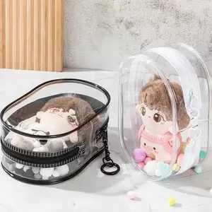 Sonny Angels Transparent PVC Storage Bag, Dustproof, Waterproof Doll Bag, Double Zipper - Home Decor