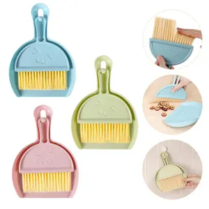 3 Pack Mini Broom and Dustpan Set for Home,Car,Kitchen,Table,Durable Plastic Bristles,Handheld,Hangable,Christmas Party Gifts,Hand Tools Kits