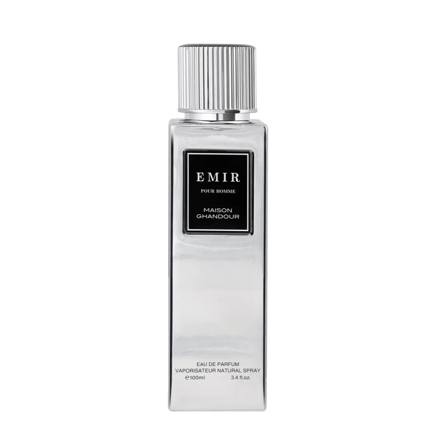 Maison Ghandour Emir Silver Men's Perfume - Vibrant & Unique Scent - Refreshing & Timeless Fragrance - 3.4 fl oz
