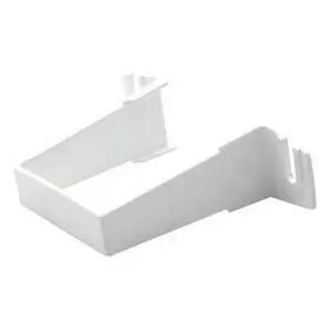 Euramax 1788470 Contemporary Style Downspout Clip - Vinyl, Brown