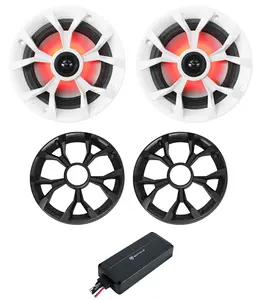 RKL65MBW 2-Pack + ATV220 Bluetooth Amplifier Bundle