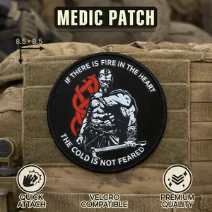 Advanced Tactical Velcro Patch Badge, Military Clothing Badge with Easy Attachment, Functionality and Durability for Vests Backpacks and Gear, High-Quality Sewing Accessory