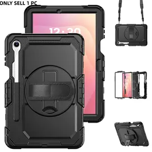 Heavy-Duty Protective Case for The for Samsung for Galaxy Tab S11, 27.94 cm, Model 2025 SM-X730/SM-X736B, Featuring Shockproof Design, Screen Protector, Rotating Stand, Hand Strap, And Pen Holder