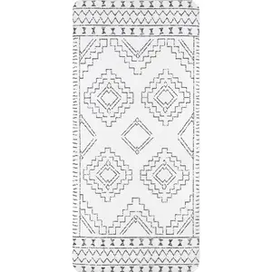 Tribal Moroccan Anti Fatigue Kitchen Or Laundry Room Comfort Mat