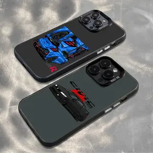 Sport Car T-Type R C-Civic Phone Case For iPhone 17 17Air 16,15,14,13,12,11,Mini,Pro,MAX Candy Matte Shockproof Back Cover