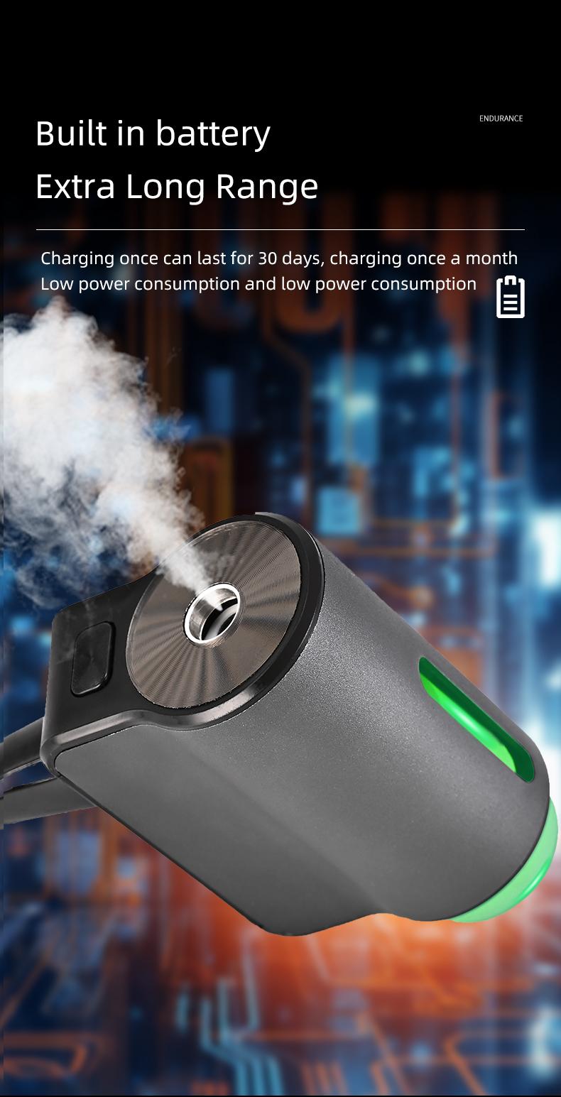 Car Air Freshener viral smart car scents Vent Clip Diffuser w/ RGB Light | AI Auto Start Stop Sensor | USB Rechargeable Essential Oil Nano Mist Odor Eliminator | 3 Modes Baby Safe Perfume | Metal Aesthetic Auto Interior Accessories Gift Set