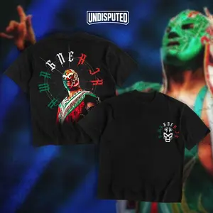 UNDISPUTED Dr Wagner Jr Heavy Cotton Unisex Shirt Lucha Libre AAA Tshirt Luchador Wrestling Fan Apparel Menswear Direct-to-garment Breathable Printing
