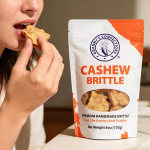 Granny's Confections Handmade Cashew Brittle - 6oz Bag (Cashew Brittle)