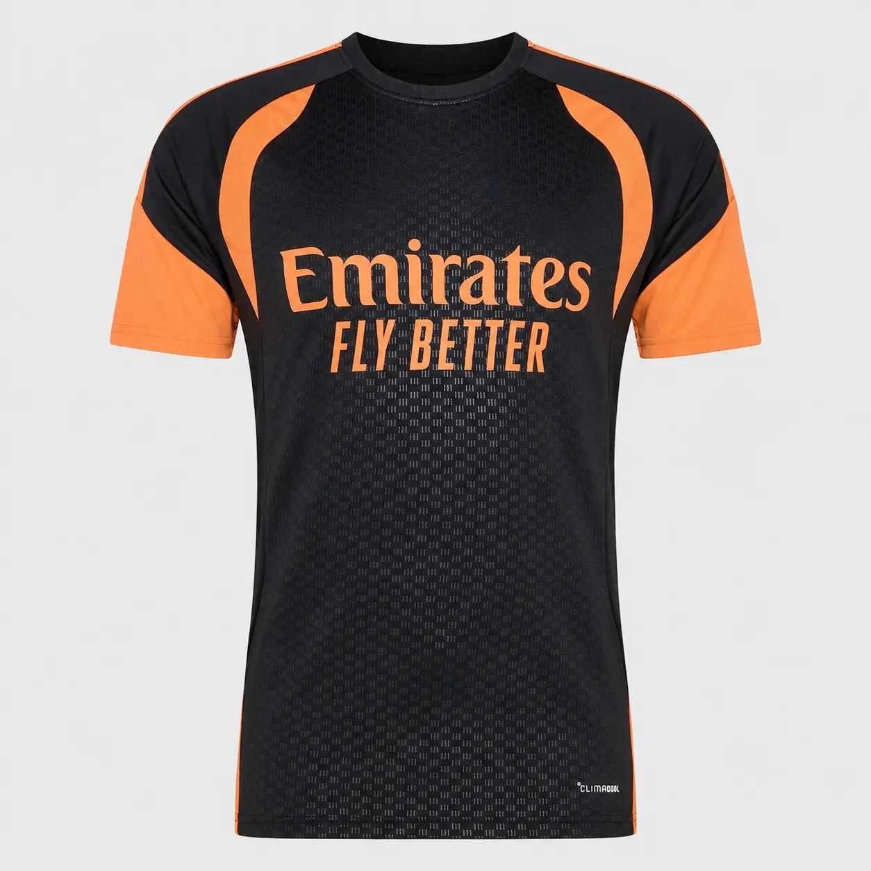 Black Orange 2026/27 Soccer Jersey – Men’s Short Sleeve Football Shirt, Contrast Sleeve Sports Top, Breathable Match Day Fanwear, Sizes XS–5XL