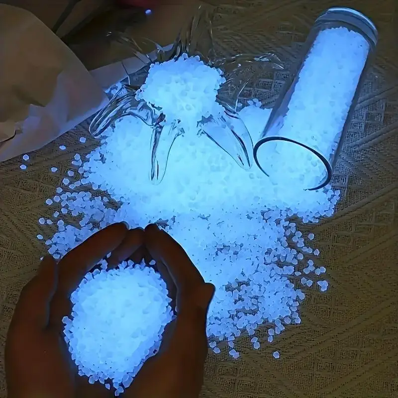 Glow in the Dark Pebble, 1000pcs/bag Luminous Rocks, Decorative Stone for Outdoor Garden Path Lawn and Fish Tank, Home DIY Decoration Supplies