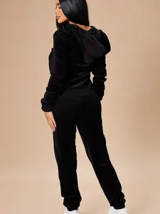 The Original Trendsetter Velour Set - Black