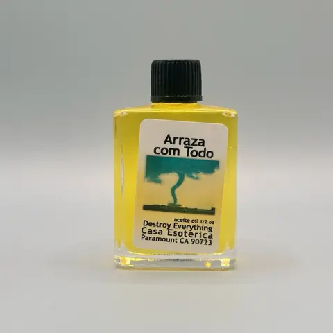 Aceite ARRAZA CON TODO - Destroy Everything Oil - essential oil aromatherapy