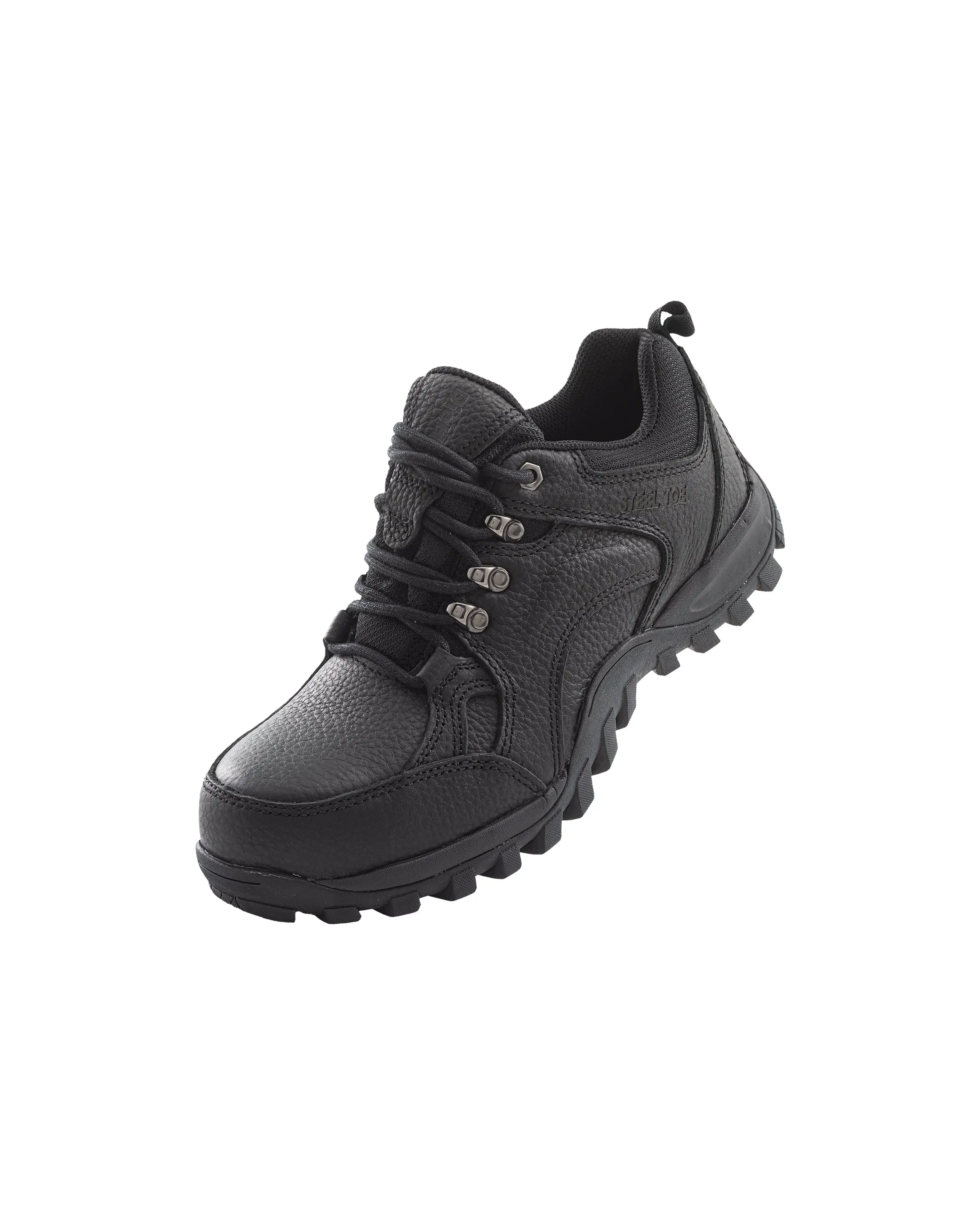 Diehard Black Tactical Steel Toe Slip-resistant Work Shoes [82997]