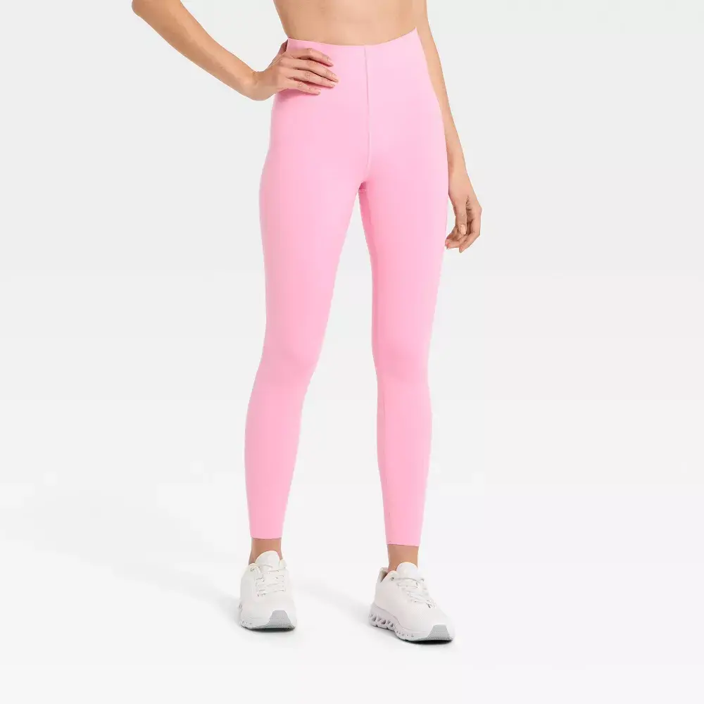 Women's Super Flex Ultra High Rise Bonded Leggings - Sporty Chic, Athletic Fit, Lightweight Wear - Polyester-Spandex Fabric - Drip Dry, Machine Washable Athletic Bottoms - All In Motion