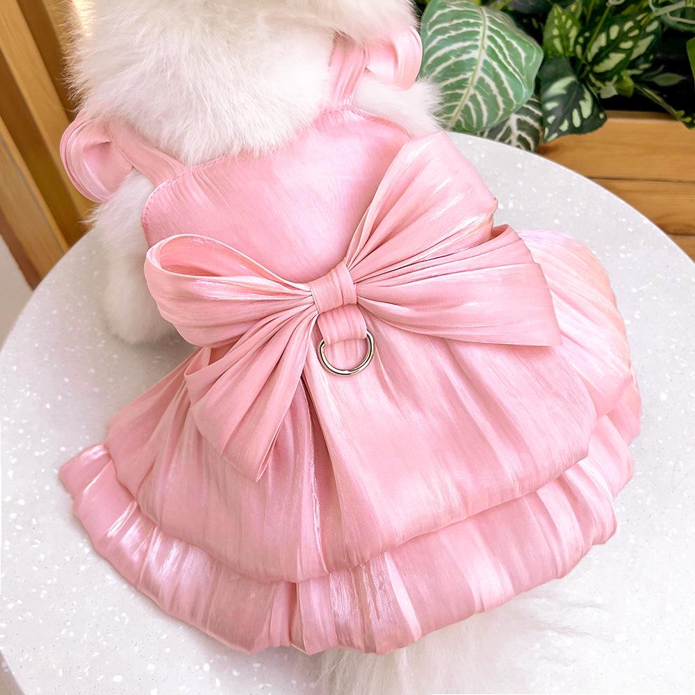 Pet Clothes Dog Cat Princess Dress Sleeveless Cute Pretty Costume AL786853060033