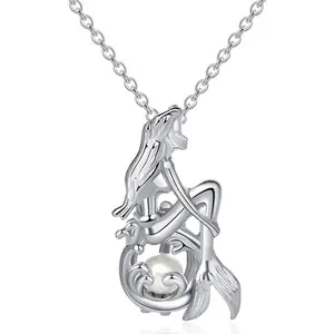 Mermaid Necklace - Glow in the Dark - 17in + 2.5in extension latinaaccessories party jewelry