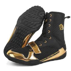 Men’s wrestling shoes — comfortable combat/boxing footwear, casual weightlifting and bodybuilding boots