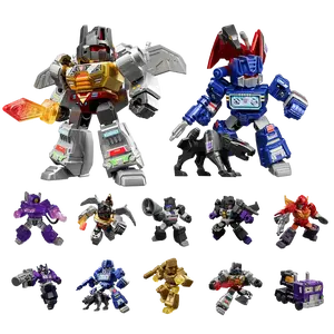 Blokees Transformers Defender Version 03 Heavy Metal War 12-Piece Set with 14 Articulation Points & Ultra-Rare Special Armor