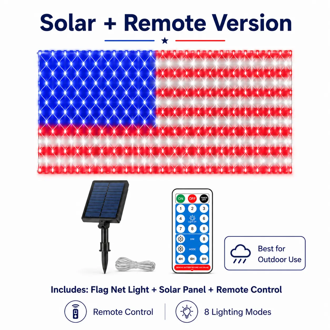 Solar + Remote Control Version