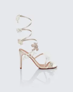 Celeste Ivory Pearl Spiral Sandal