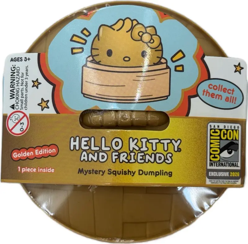Hello Kitty and Friends Mystery Original Dumpling SDCC 2026: Golden Edition - Collectible Blind Box