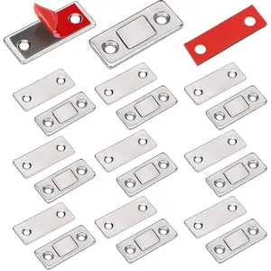 Cabinet Door   10 Pack Ultra Thin  Door Catch Stainless Steel Drawer  Catch for Sliding Door Closure Kitchen Cabinet Closer Cupboard Closet Door  Latches Hardware