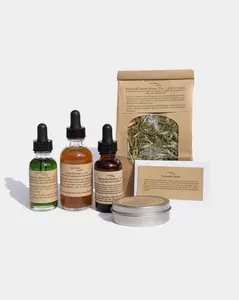 Spring Nourishment Herbal Remedies Box lovingly wildcrafted medicines with a booklet