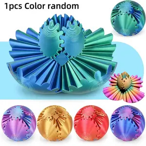 Gear Ball Print Cube Stress Relief Toy, Gear Ball Stress Reliever, Reduce Pressure and Anxiety, Adult and Kids Gift, Christmas Stocking Filler