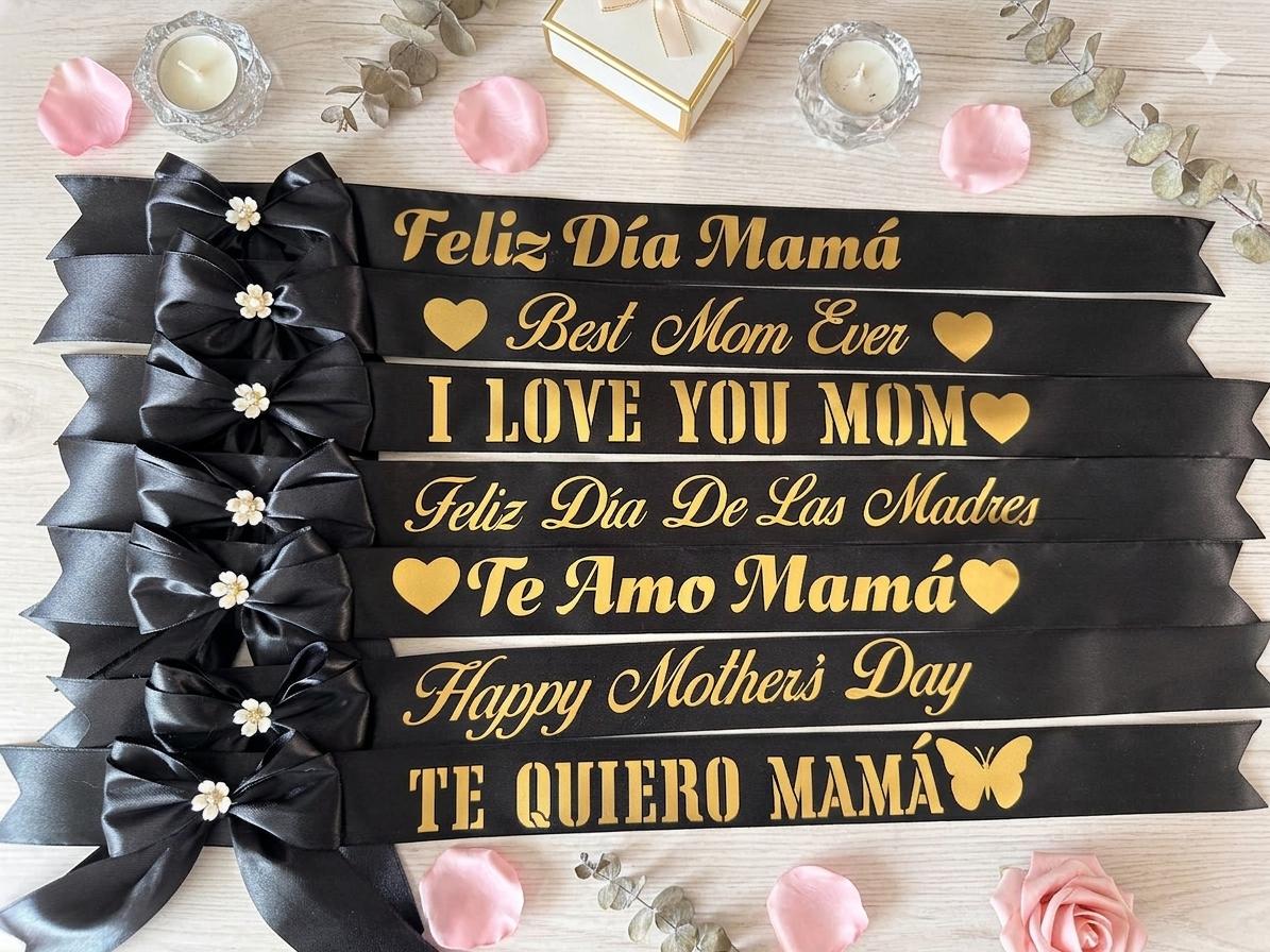 Mother's day custom ribbon - Liston Personalizado para el dia de las Madre